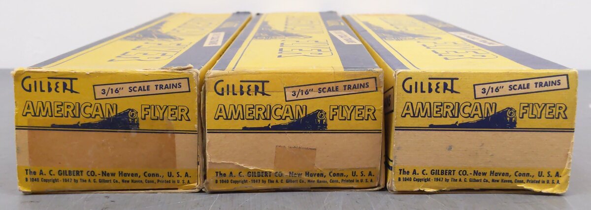 American Flyer K5357W Vintage S Challenger Steam Passenger Set VG/Box