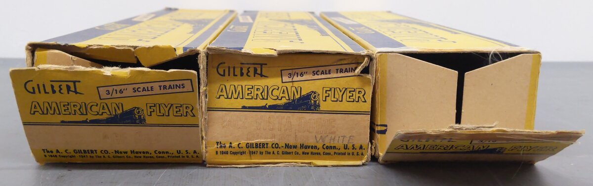 American Flyer K5357W Vintage S Challenger Steam Passenger Set VG/Box