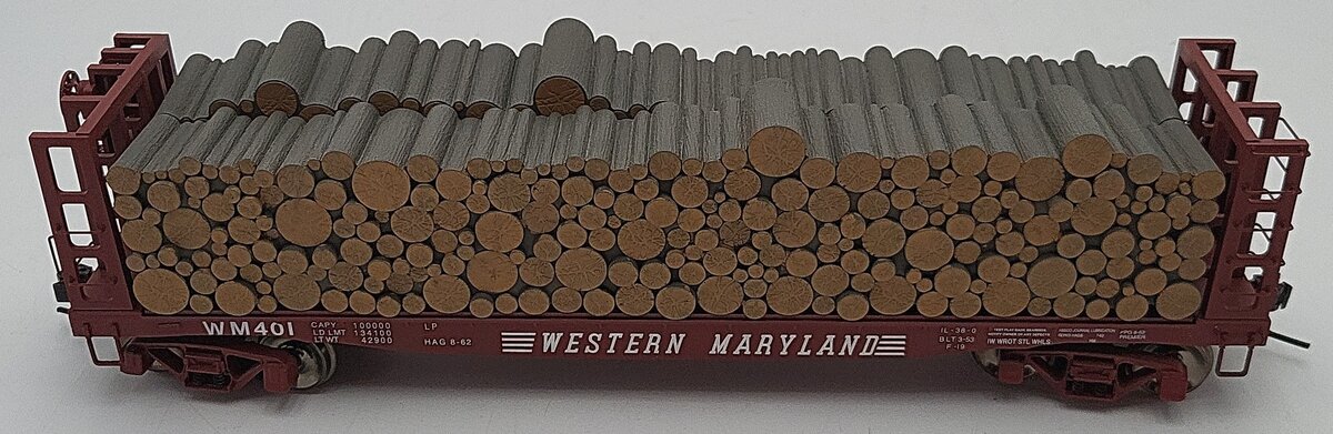 Atlas 7276-3 O Scale Western Maryland Freight Car #401 2-rail LN/Box