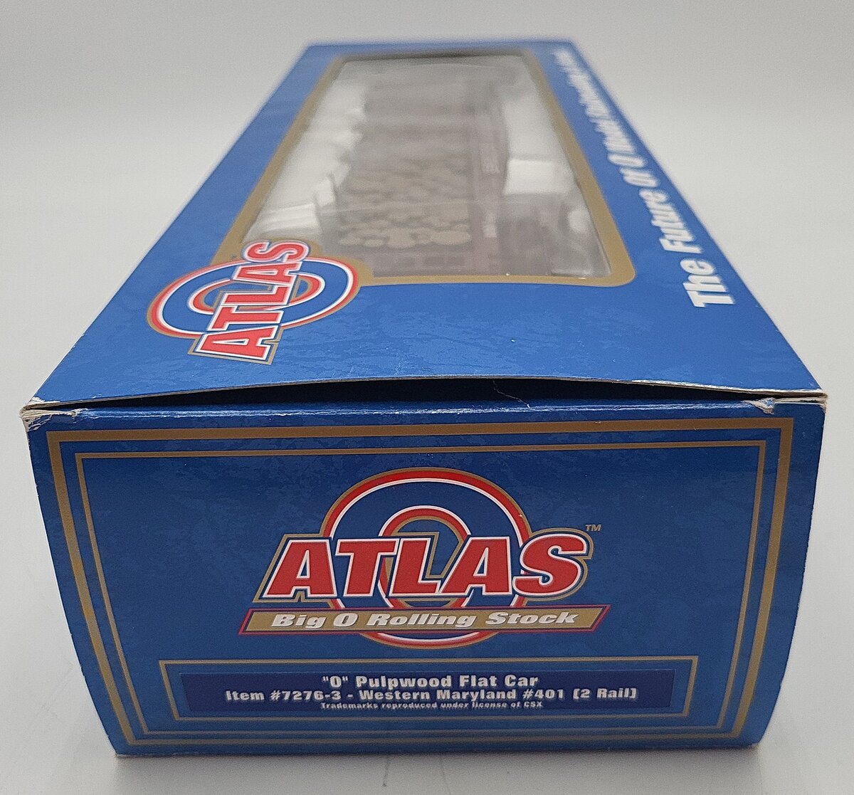 Atlas 7276-3 O Scale Western Maryland Freight Car #401 2-rail LN/Box