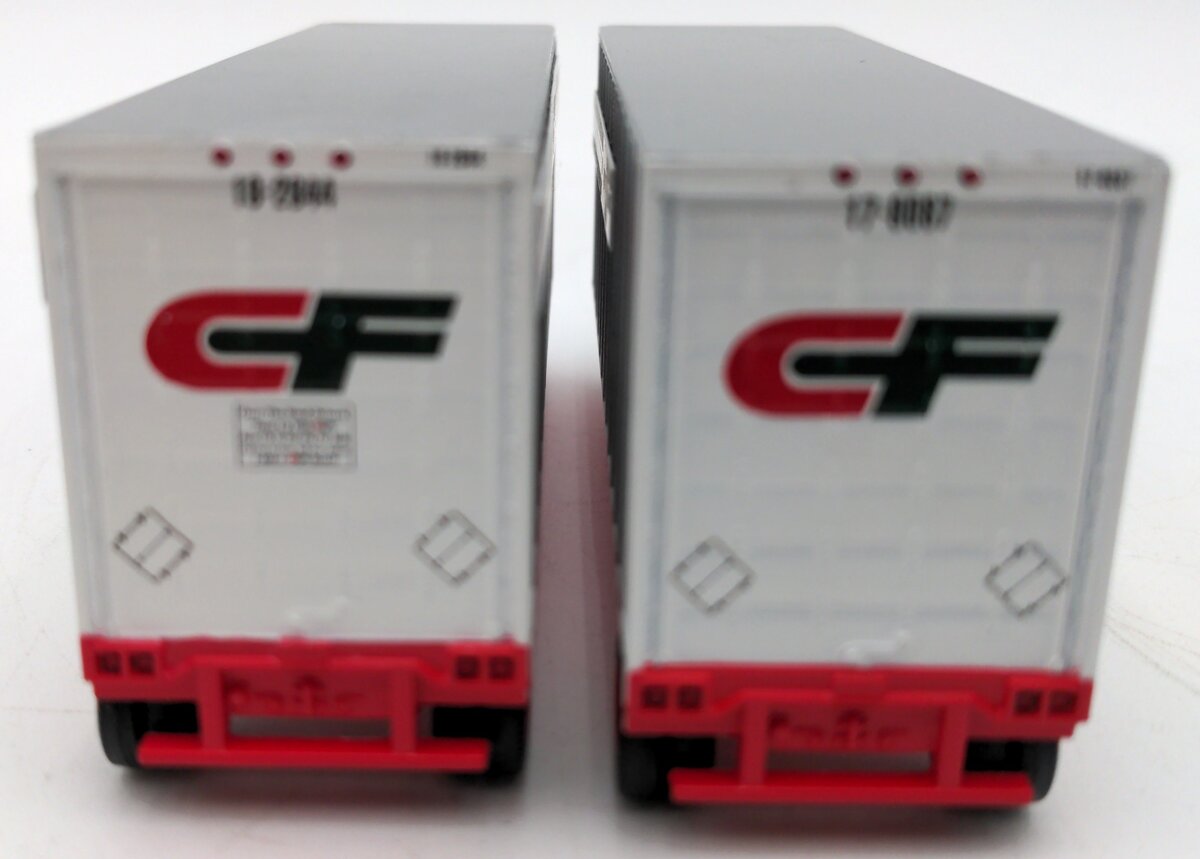 Athearn 91148 HO Scale Consolidated Freightways Freightliner w/2 28' Trailers VG/Box