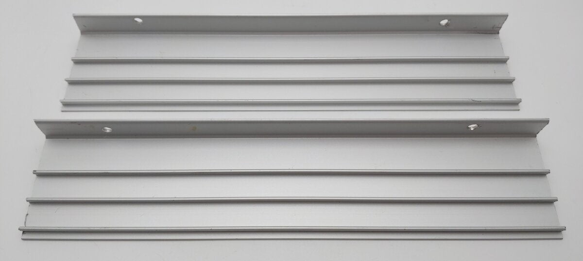 Railrax Closeouts O Shelf Sections 1-Ft x 2-5/8", Satin - Glenn Snyder Shelf [2] EX