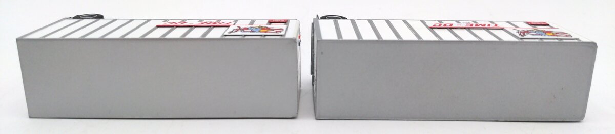 Athearn 91136 HO Scale Time-DC Reightliner & 2-28' Trailers VG/Box