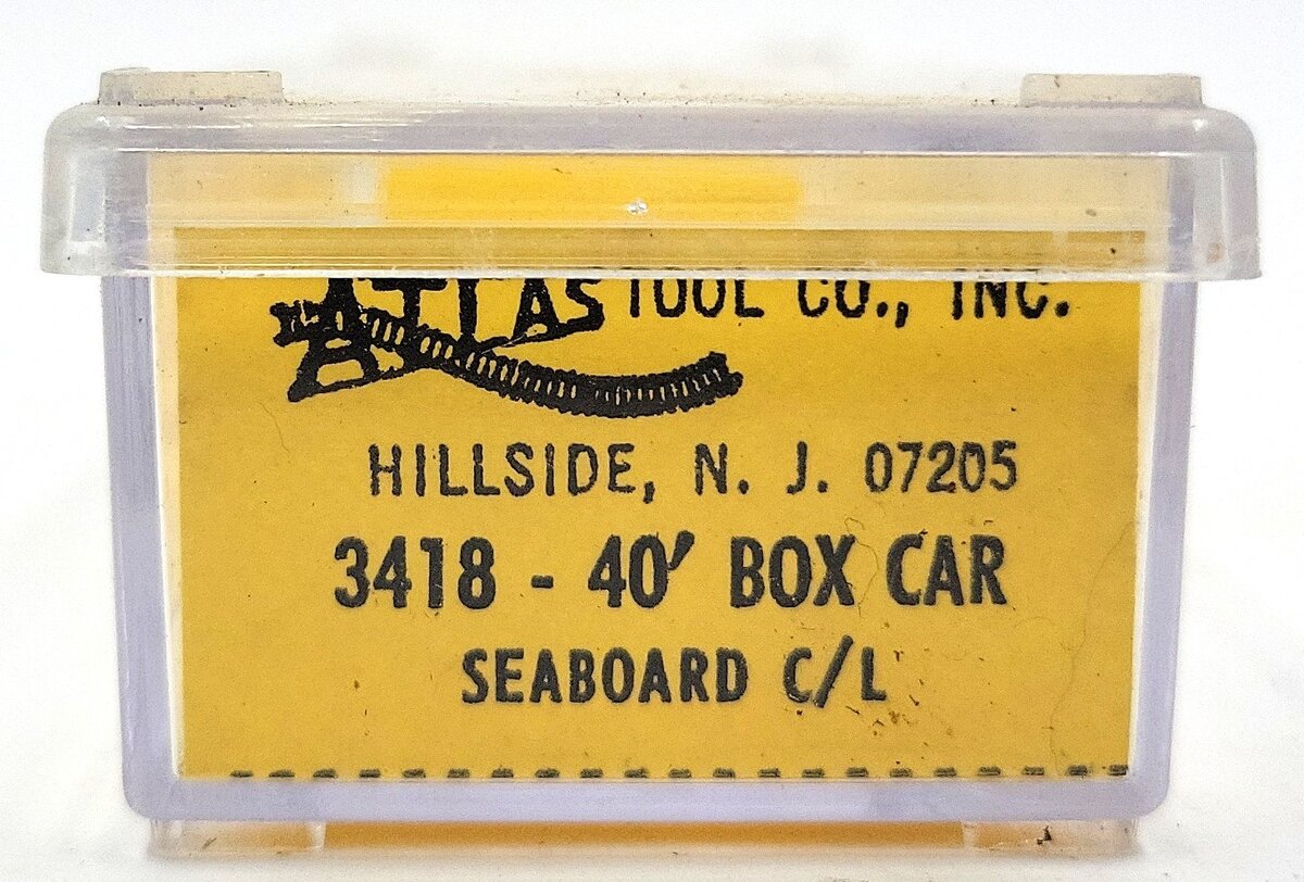 Atlas 3418 N Scale Seaboard Coast Line (SCL) PS-1 Freight Boxcar LN/Box
