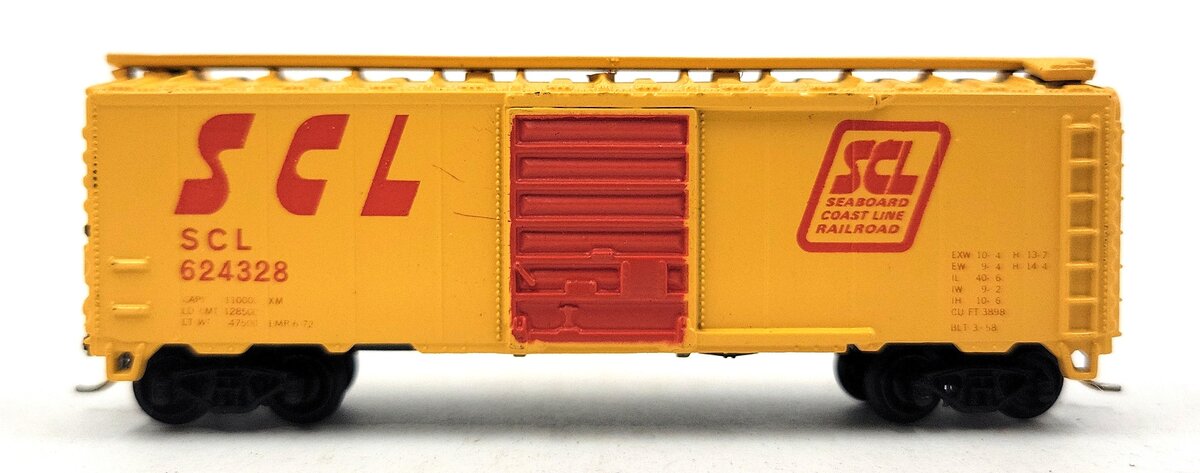 Atlas 3418 N Scale Seaboard Coast Line (SCL) PS-1 Freight Boxcar LN/Box