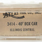 Atlas 3414 N Scale 40' Illinois Central Gulf Box Car #41602 LN/Box