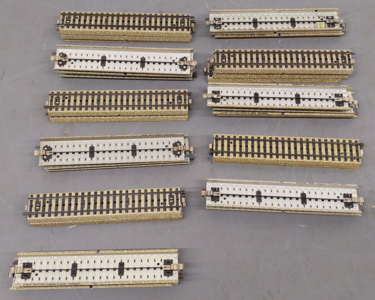 Marklin 5106 HO Metal Straight Track (38) EX