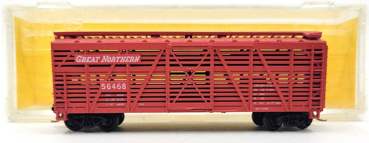 Atlas 3523 N Scale Great Northern 40' Stock Car LN/Box