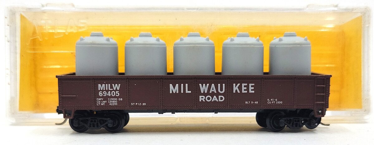 Atlas 3504 N Milwaukee Rd Gondola w/ Load #69405 LN/Box