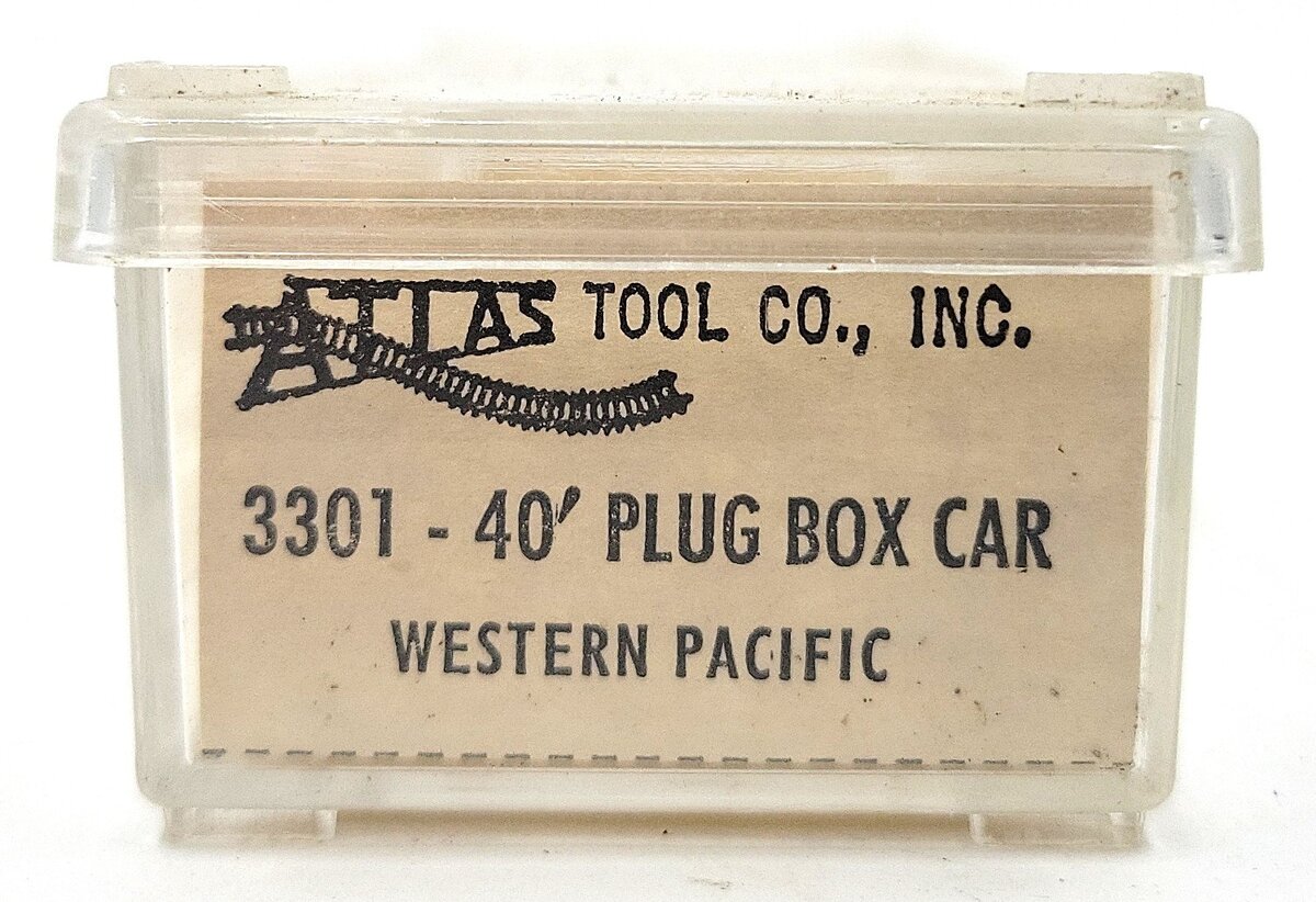 Atlas 3301 N Scale Western Pacific 40' Plug Door Boxcar LN/Box