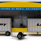 Athearn 91140 HO Scale Lee Way Freightliner w/Trailers Two 28'' Trailers VG/Box