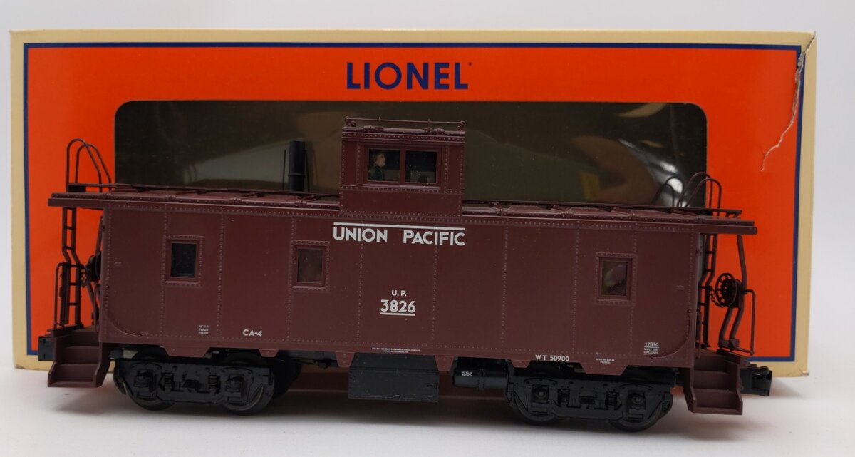 Lionel 6-17690 O Gauge Union Pacific CA-4 Illuminated Caboose #3826 EX/Box