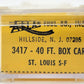 Atlas 3417 N St. Louis San Francisco Box Car #16302 EX/Box
