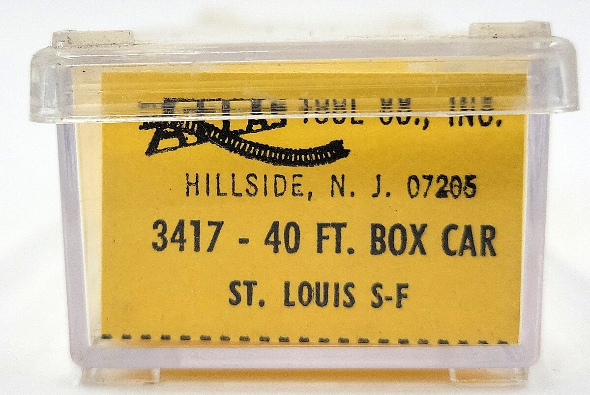 Atlas 3417 N St. Louis San Francisco Box Car #16302 EX/Box
