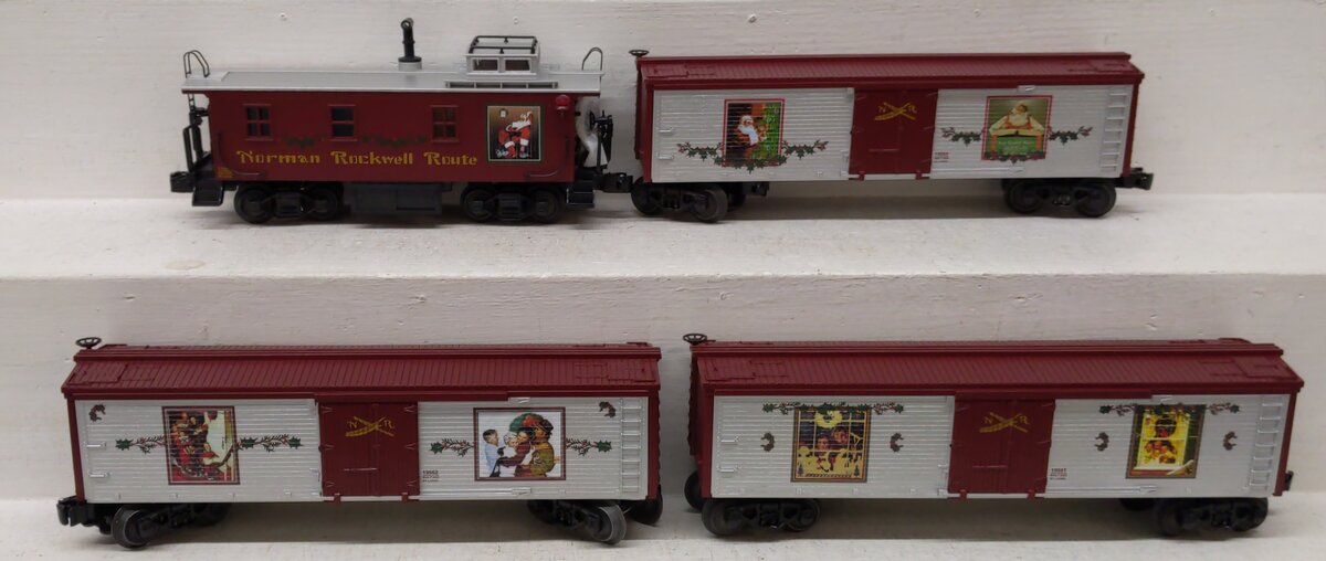Lionel 6-31730 O Scale Norman Rockwell 4-Car Freight Set LN/Box