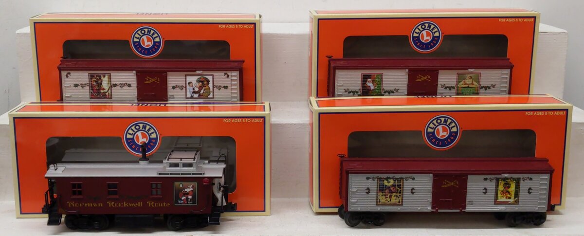Lionel 6-31730 O Scale Norman Rockwell 4-Car Freight Set LN/Box