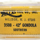 Atlas 3508 N Scale Southern Railway 42' Gondola #289034 LN/Box