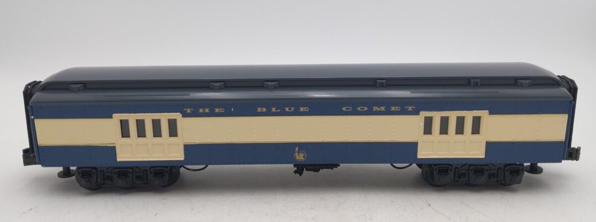 Williams O Gauge "The Blue Comet" Jersey Central Lines Baggage Car VG