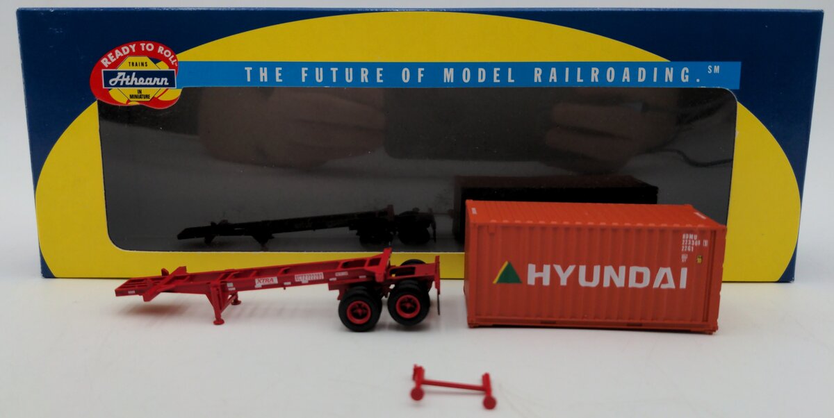 Athearn 92637 HO Scale Kenworth With 20' Container & Chassis VG/Box