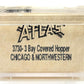 Atlas 3730 N Scale Chicago & Northwestern 3-Bay Covered Hopper #95456 LN/Box