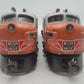 Williams O Gauge CUSTOM Western Pacific AA Diesel Locomotive Set