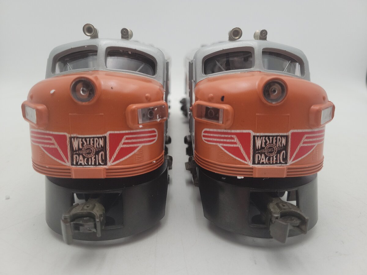 Williams O Gauge CUSTOM Western Pacific AA Diesel Locomotive Set