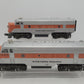 Williams O Gauge CUSTOM Western Pacific AA Diesel Locomotive Set