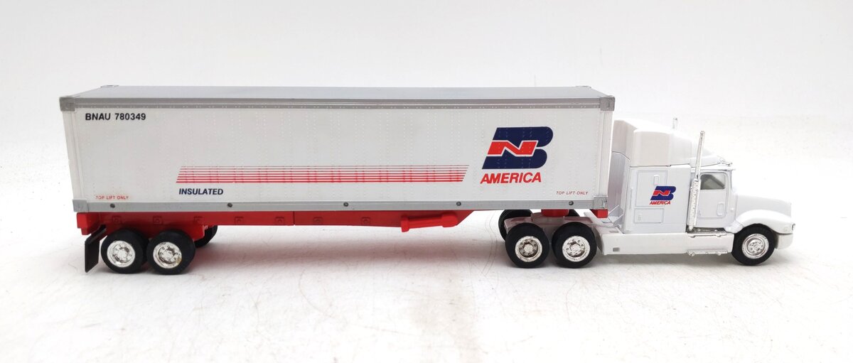 K-Line 1:48 Diecast BN America Heavy Hauler Tractor Trailer #780349 LN/Box