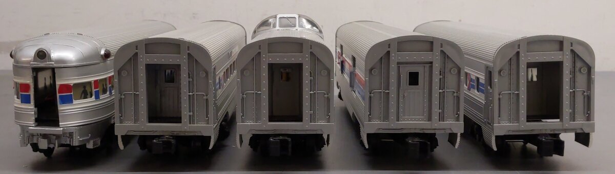 Williams O Gauge Amtrak Amfleet 5-Car Set VG