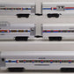 Williams O Gauge Amtrak Amfleet 5-Car Set VG