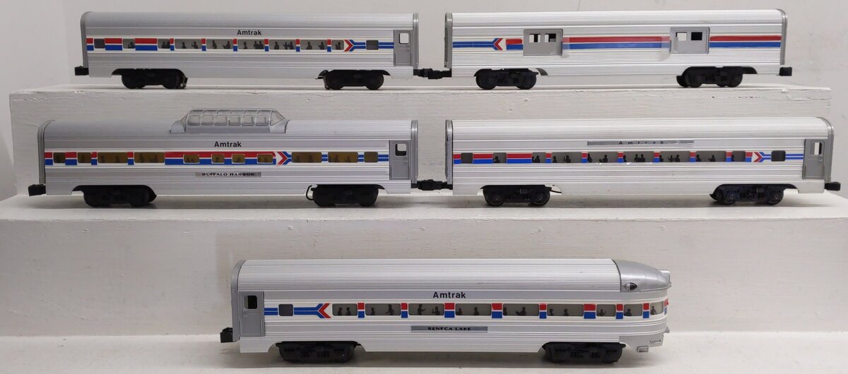 Williams O Gauge Amtrak Amfleet 5-Car Set VG