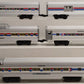Williams O Gauge Amtrak Amfleet 5-Car Set VG