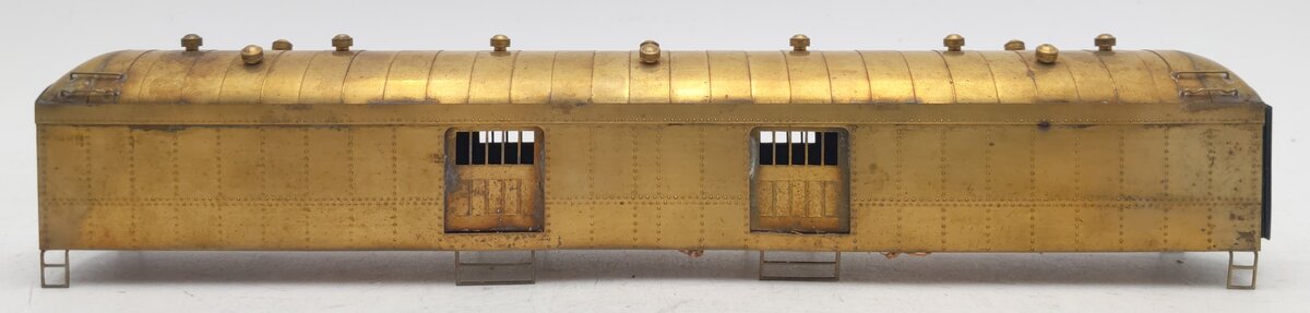 Ken Kidder 213 HO BRASS Harriman 60-Foot Baggage Body Frame VG/Box