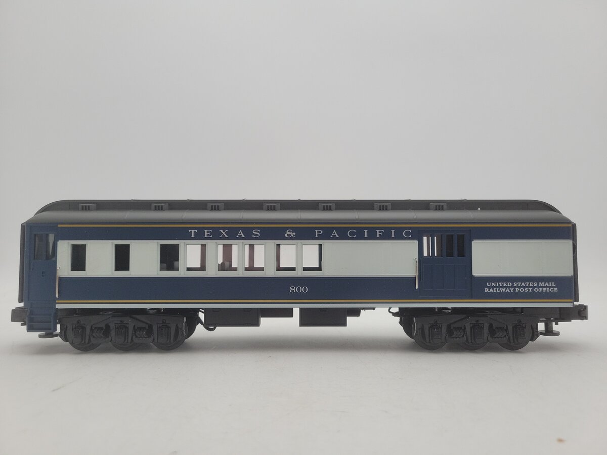 MTH O Gauge Texas & Pacific Railway Post Office Car #800 VG