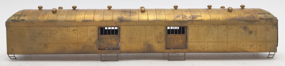 Ken Kidder 213 HO BRASS Harriman 60-Foot Baggage Body Frame VG/Box