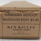 Ken Kidder 213 HO BRASS Harriman 60-Foot Baggage Body Frame VG/Box