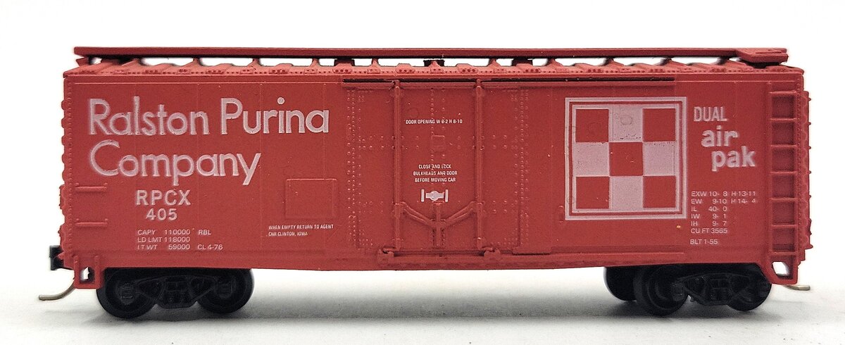 Atlas 3317 N Ralston Purina Boxcar #405 LN/Box