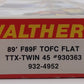 Walthers 932-4952 HO Scale TTX 89' F89F TOFC Flat Car #930363 MT/Box