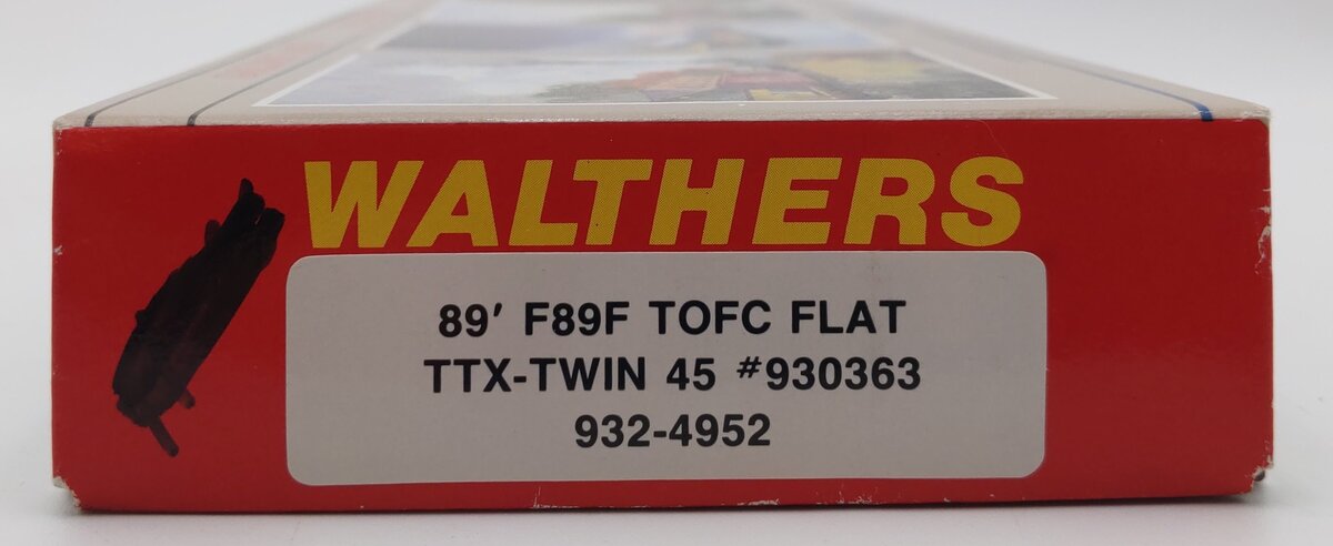 Walthers 932-4952 HO Scale TTX 89' F89F TOFC Flat Car #930363 MT/Box