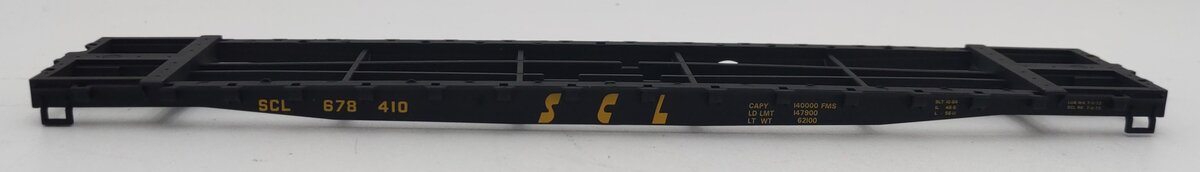Walthers 932-3769 HO GSC 54' Seaboard Coast Line Flat Car Kit #678410 EX/Box