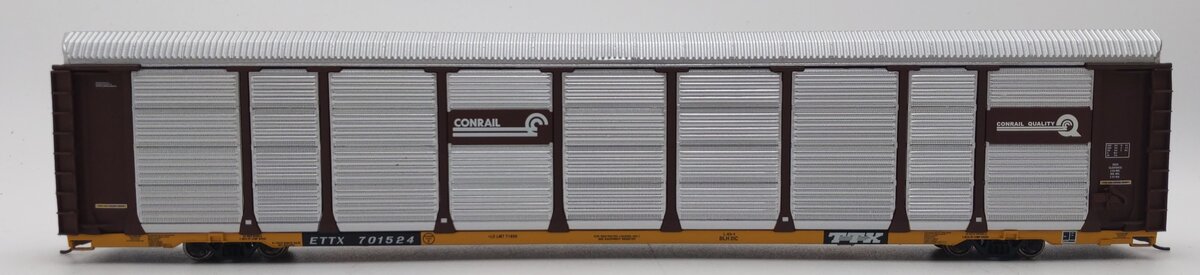Walthers 932-4888 HO Scale Conrail Thrall 89' Tri-Level Auto Carrier #701524 LN/Box