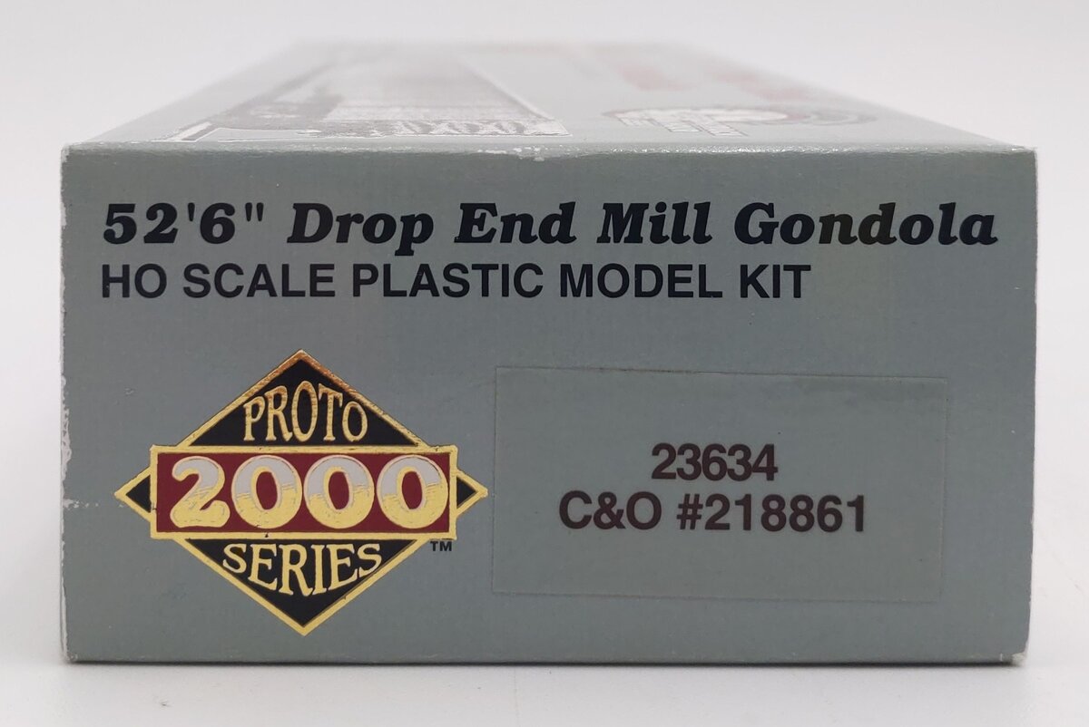Proto 2000 23634 HO C&O Drop End Mill Gondola Kit EX/Box