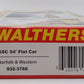 Walthers 932-3766 HO Norfolk & Western GSC 54' Flat Car Kit MT/Box