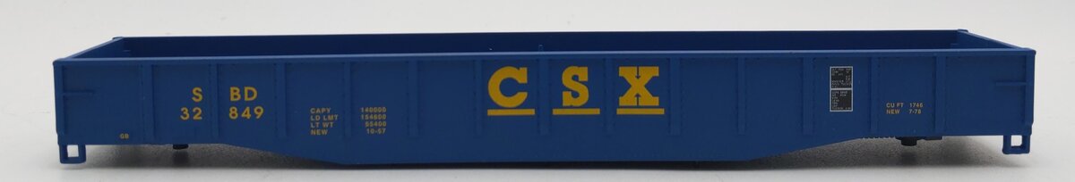 Con-Cor 0001-009008 HO Scale SBD CSX 54' Mill Gondola #32849 EX/Box
