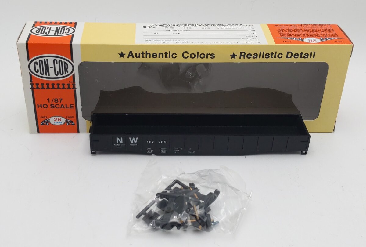Con-Cor 0001-009017 HO Scale NW 54' Mill Gondola #187205 EX/Box