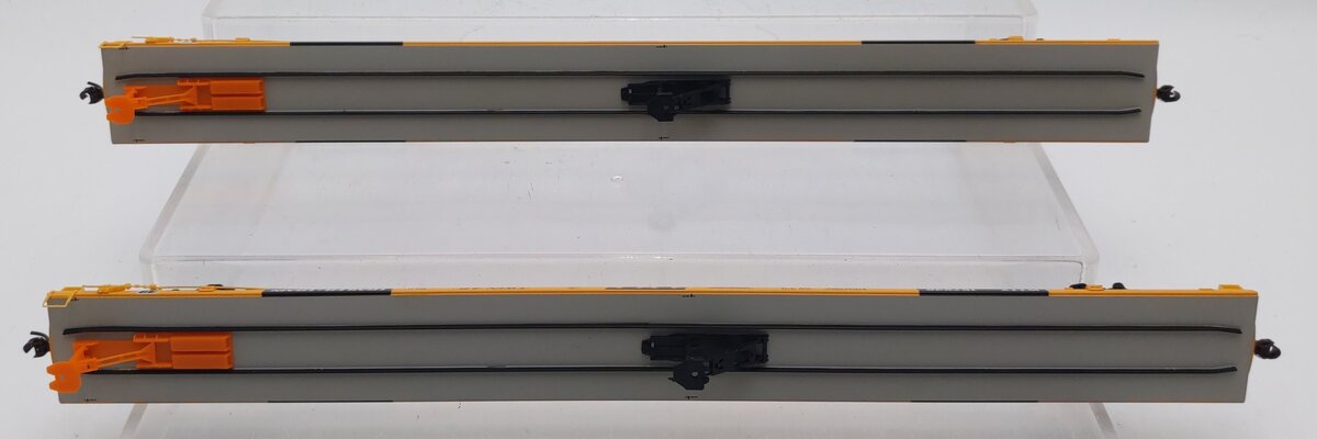 Walthers 932-240302 HO 89' Flush Deck Flat Car Twin 45 (2 Pack): 157936, 158932 EX/Box