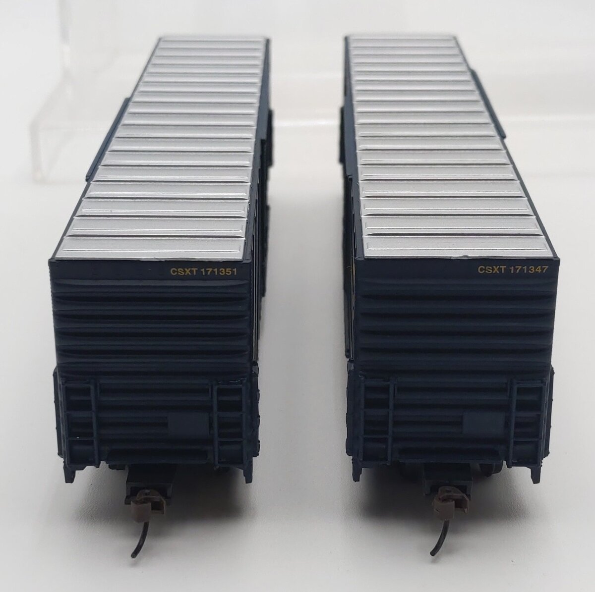 Walthers 932-23558 HO CSX PS 60' Single Door Auto Box Car (2-Pack) EX/Box