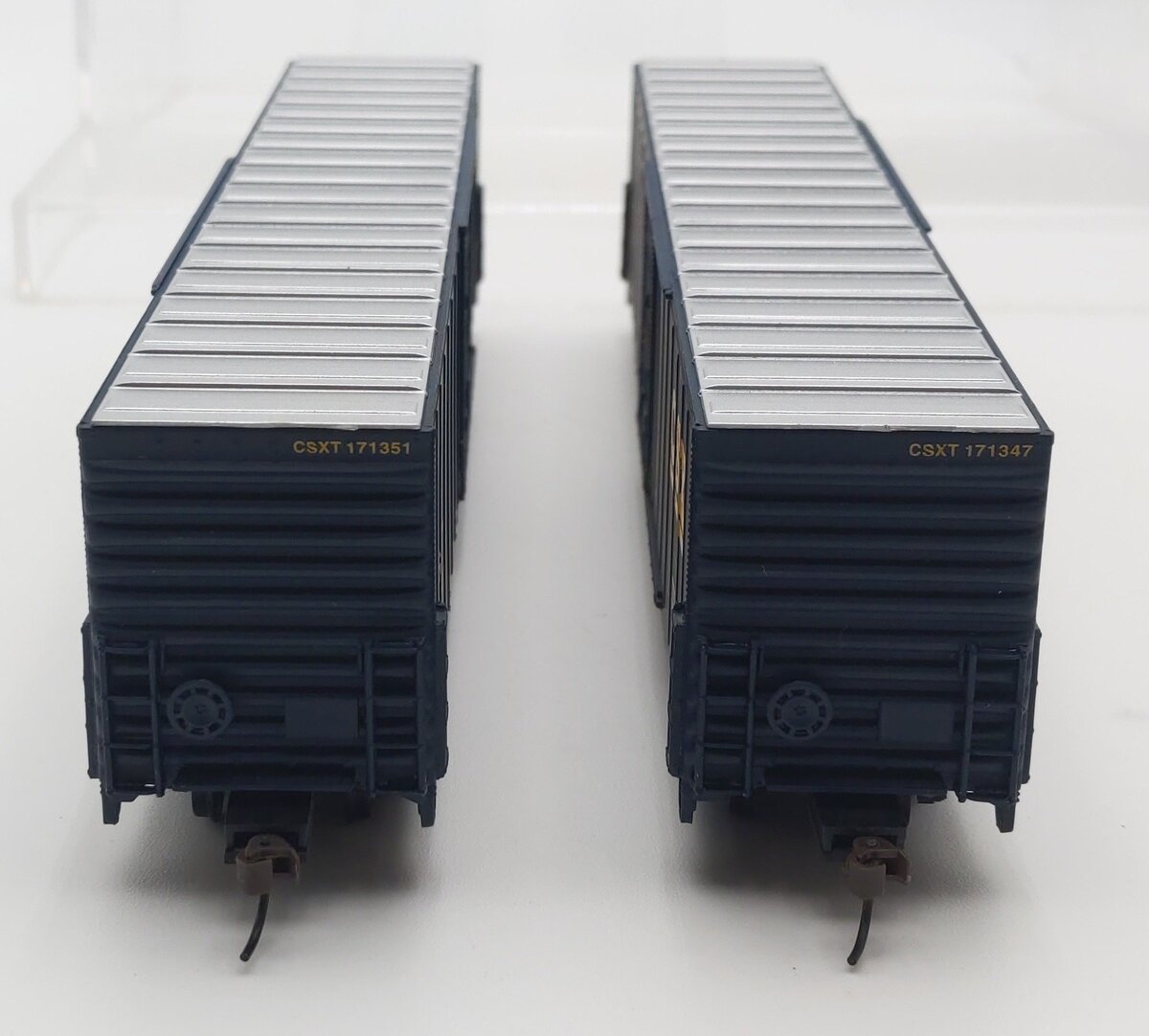 Walthers 932-23558 HO CSX PS 60' Single Door Auto Box Car (2-Pack) EX/Box
