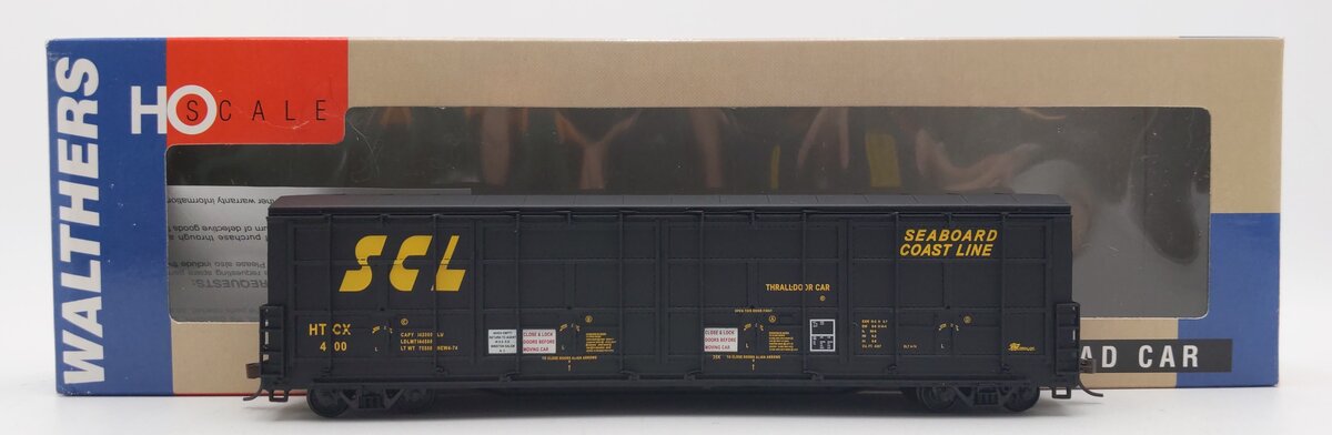 Walthers 932-7019 HO Scale Seaboard Coast Line Thrall-Door Boxcar #400 LN/Box