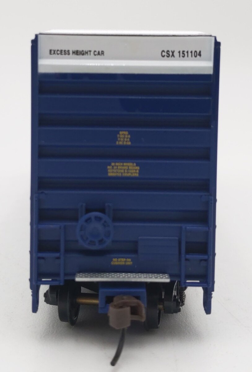 Walthers 932-7102 HO Scale CSX Gunderson 50' Hi-Cube Paper Boxcar #151104 LN/Box